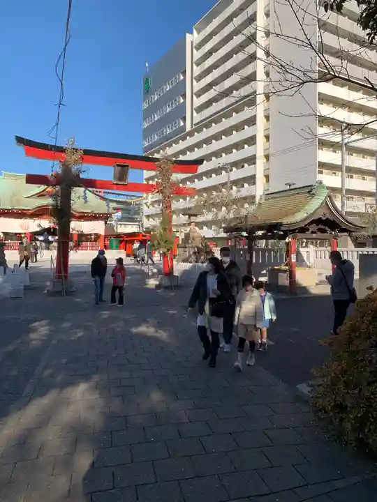 東京羽田 穴守稲荷神社の鳥居