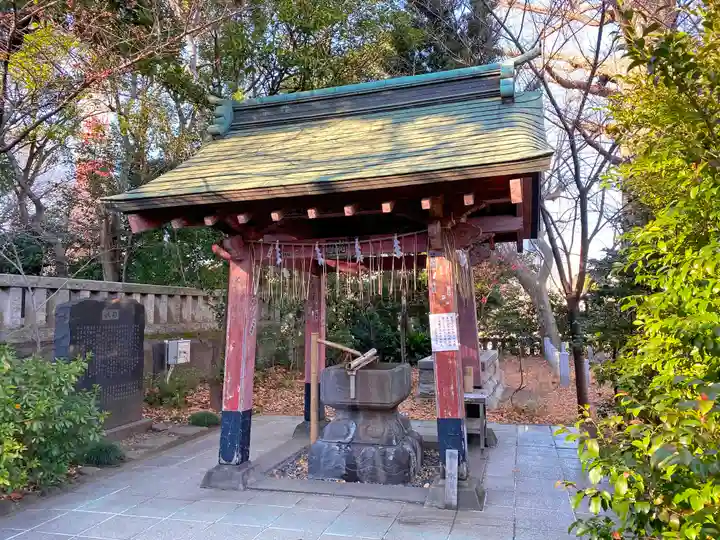 芝東照宮の手水舎