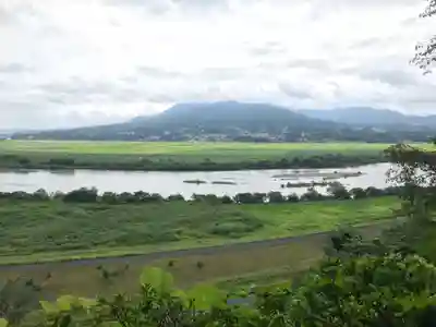 高館義経堂の景色