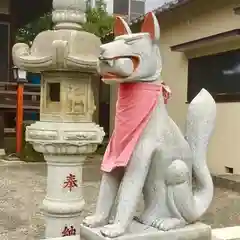 新田稲荷神社の狛犬