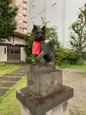 千束稲荷神社の狛犬