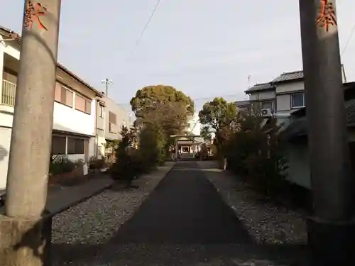 郡頭神社の鳥居