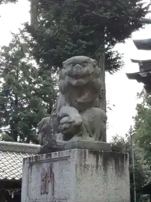 鶴峯八幡宮の狛犬