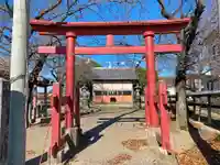 長幡部神社の鳥居