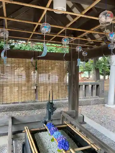 江南神社の手水舎