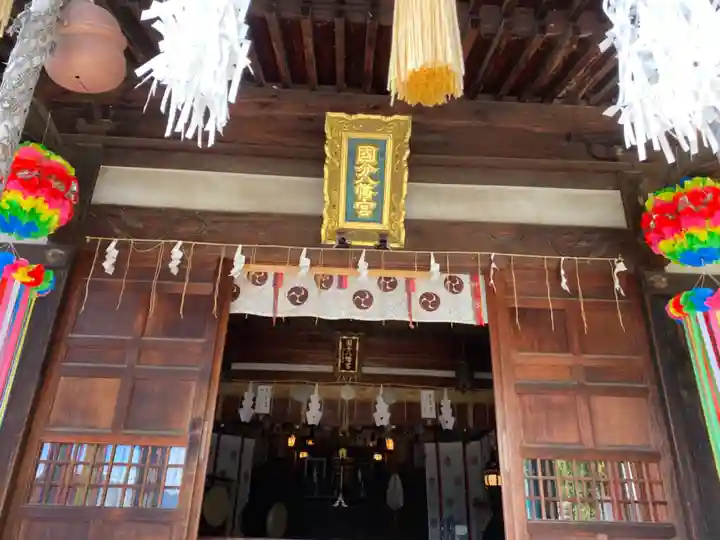 國分八幡宮の本殿・本堂