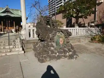 胡録神社の狛犬