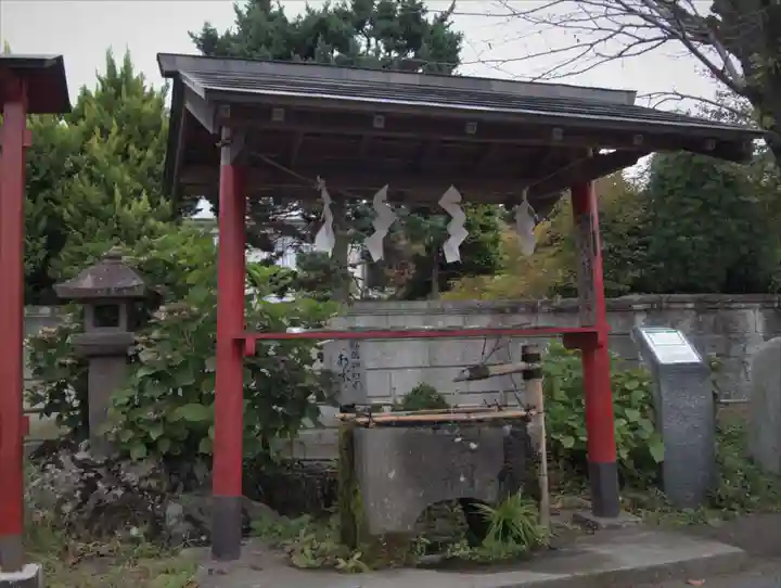 正一位稲荷神社の手水舎