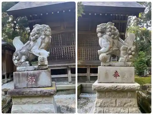 莫越山神社の狛犬