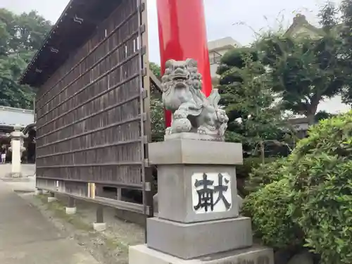 武州柿生琴平神社の狛犬