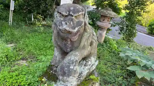 褜姫神社の狛犬