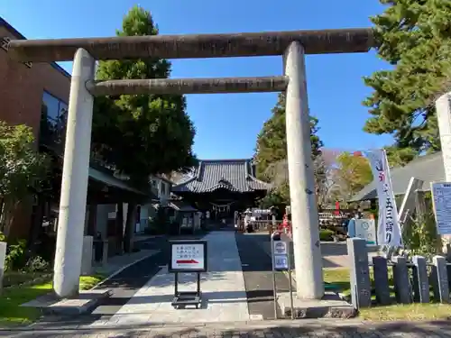 前橋東照宮の鳥居