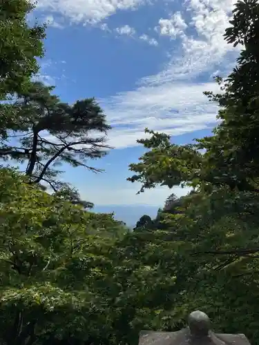 大山寺の景色