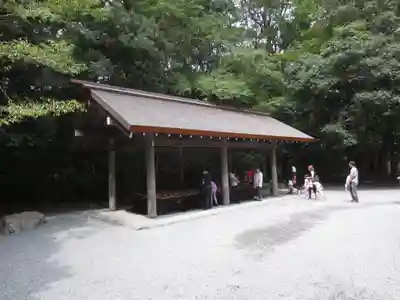 伊勢神宮内宮(皇大神宮)の手水舎