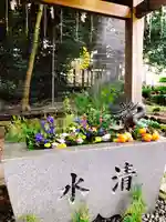 東海市熊野神社の手水舎