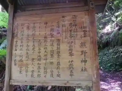 熊野神社の歴史