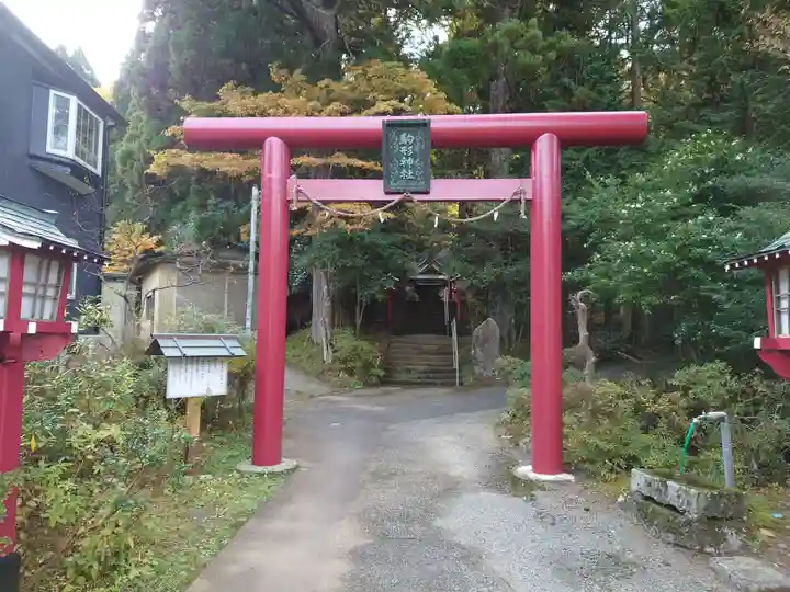 駒形神社(箱根神社摂社)の鳥居