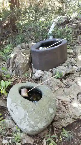 帝釈山女神神社の手水