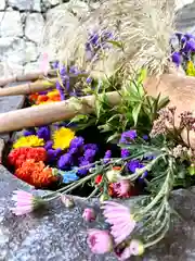 眞田神社の手水