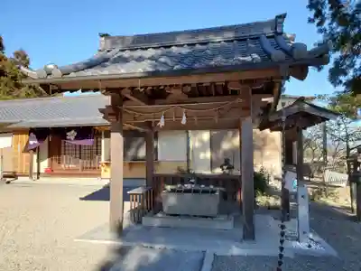 杉谷神社の手水舎