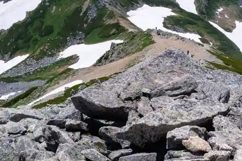 雄山神社峰本社の景色