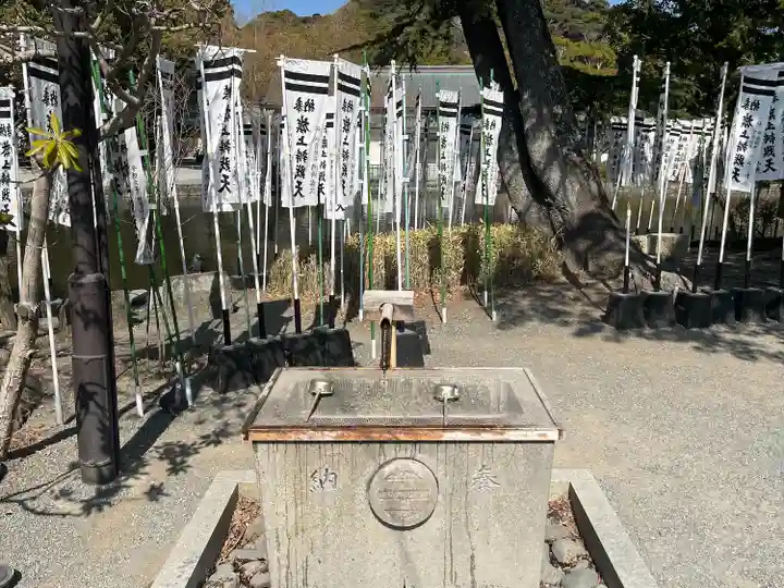 旗上弁財天社の手水舎