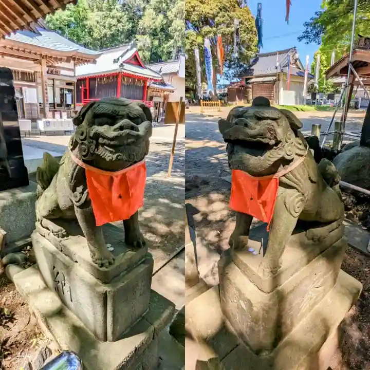 下総国三山 二宮神社の狛犬