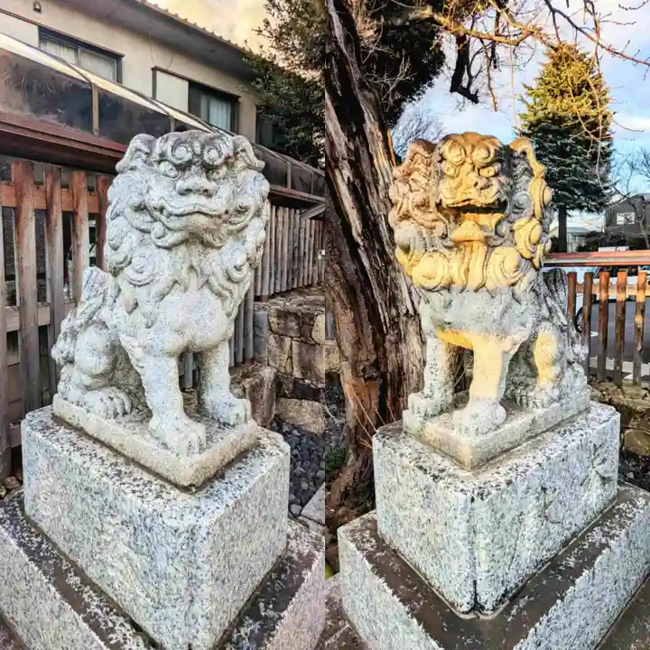 岩槻久伊豆神社の狛犬
