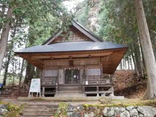 戸隠神社火之御子社の本殿