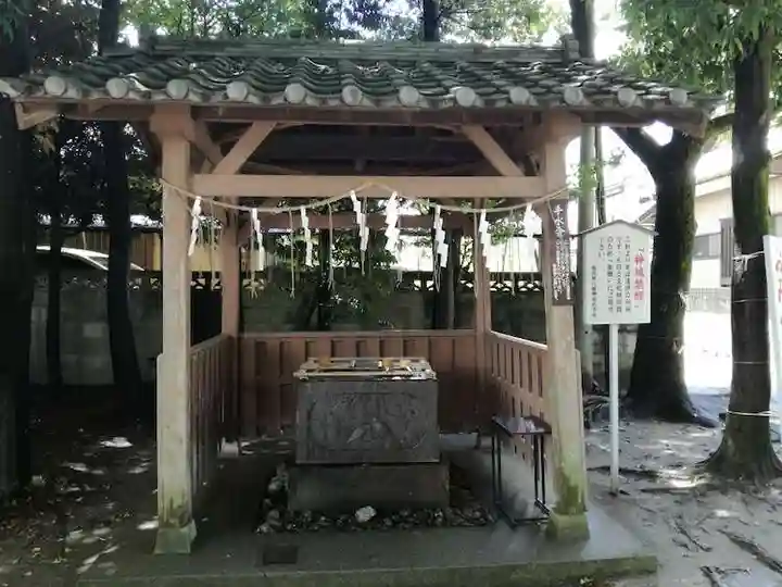春日部八幡神社の手水舎