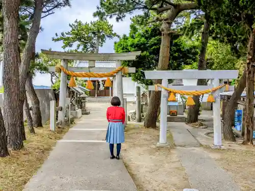 八幡社の鳥居