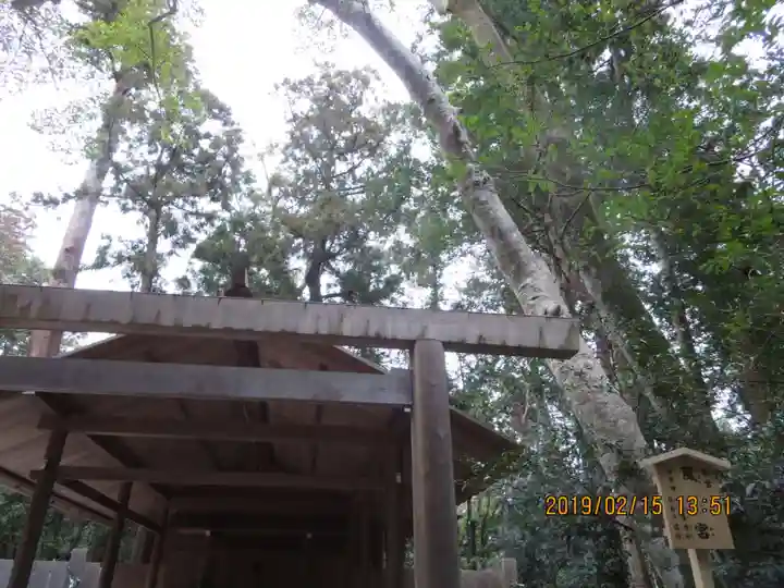 伊勢神宮外宮(豊受大神宮)の末社・摂社