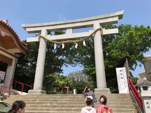 波上宮の鳥居