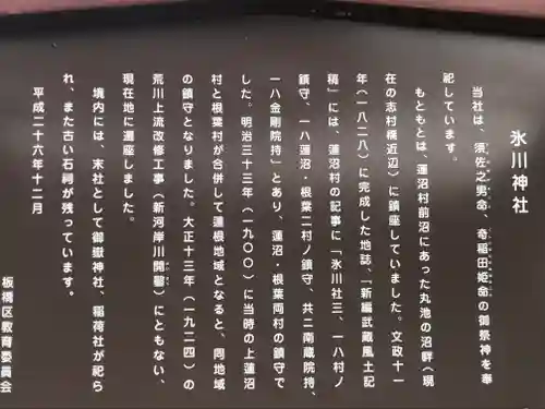 蓮根氷川神社の歴史