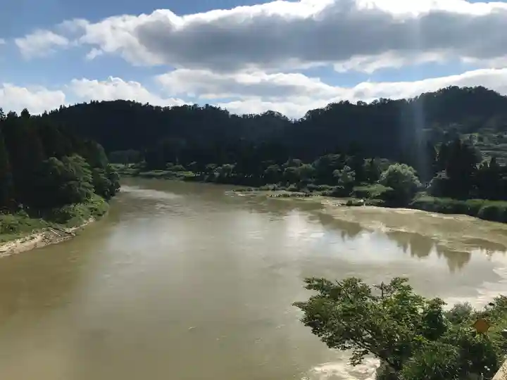 川前観音堂の周辺