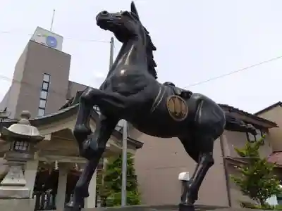 白山神社の狛犬