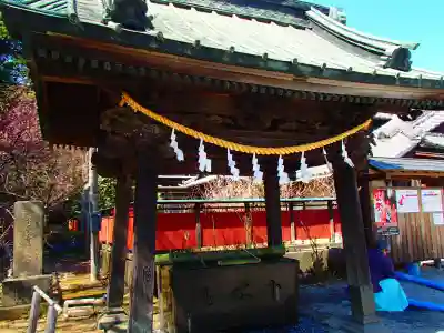 前玉神社の手水舎