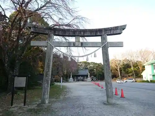 古村積神社の鳥居