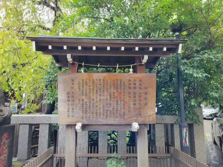 牛天神北野神社の歴史