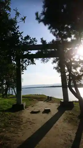 若宮神明社の鳥居