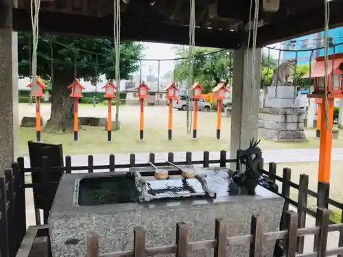 前橋八幡宮の手水