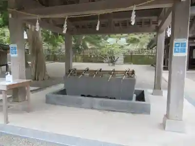 安房神社の手水舎