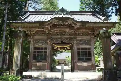 有明山神社の山門・神門