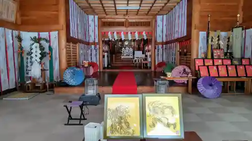 相馬妙見宮　大上川神社の本殿