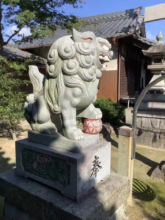 八幡社(石橋)の狛犬
