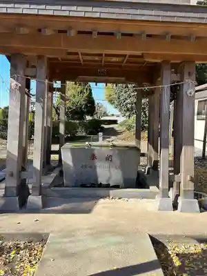 長沼八幡宮の手水舎