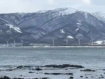 寿都神社の景色