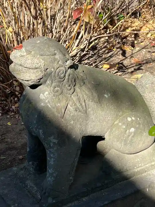 越谷香取神社の狛犬