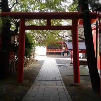 花園神社の鳥居