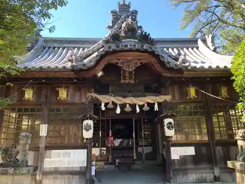 阿宗神社の本殿・本堂